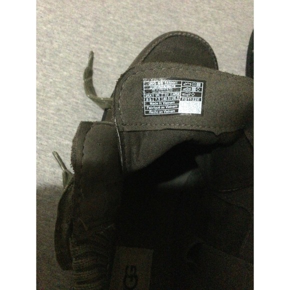 UGG GREEN SUEDE ANKLE BOOTS - Picture 6 of 11